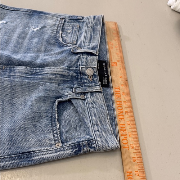 Veronica Beard Dylan Full Length Straight High Rise Pebble Stone Size 28 - Picture 9 of 13